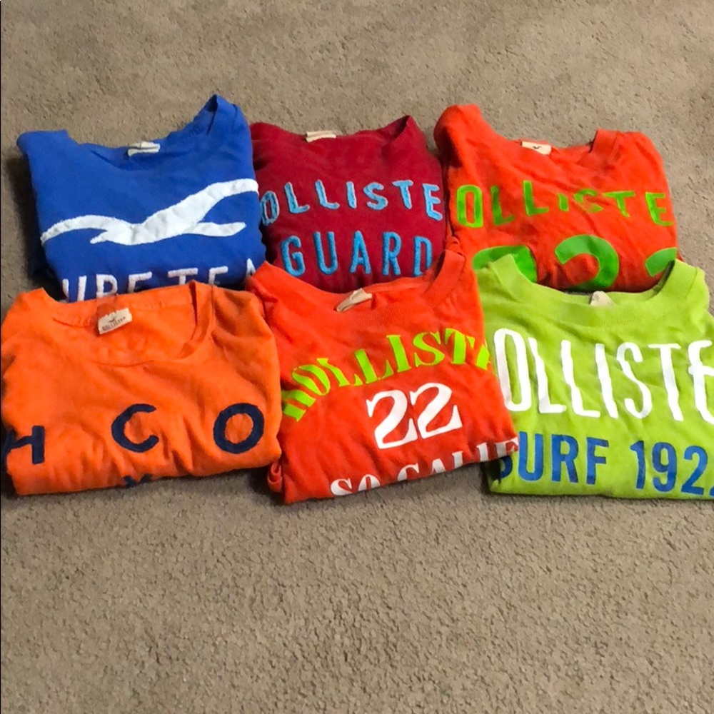 Lot of 6 Hollister T-Shirts